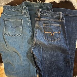Kimes Ranch Jeans, size 8, 34-36 length